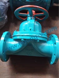 DIN cast steel wire type diaphragm valve